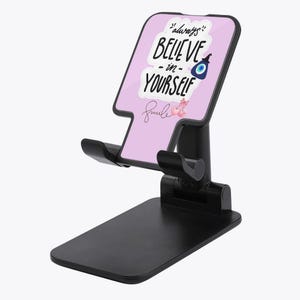 Adjustable Aluminum Cell Phone Stand: Ergonomic Design
