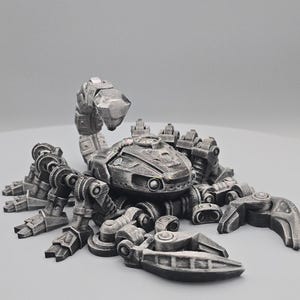Mecha Scorpion – Poseable 3D Printed Cyber-Critter with Articulated Tail and Claws