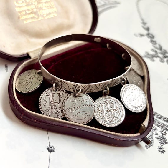 Victorian Love Token Bangle - image 7