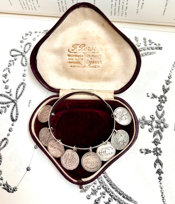 Victorian Love Token Bangle - image 4