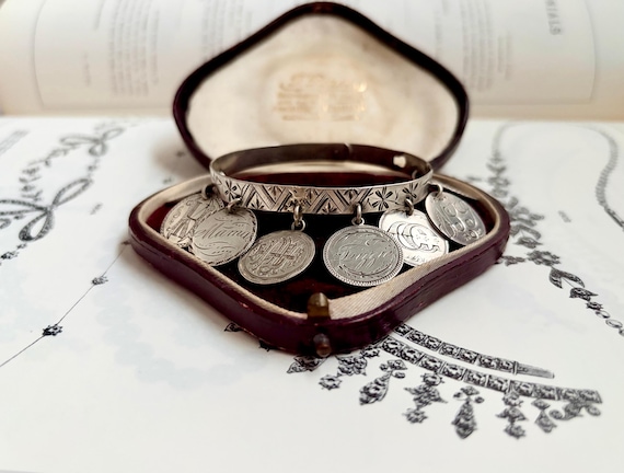 Victorian Love Token Bangle - image 1