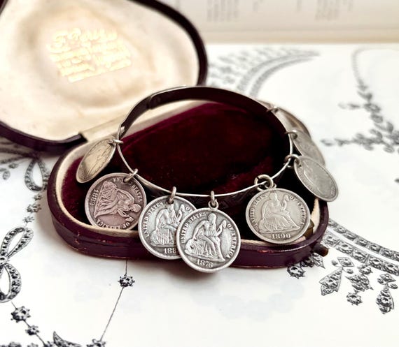 Victorian Love Token Bangle - image 11