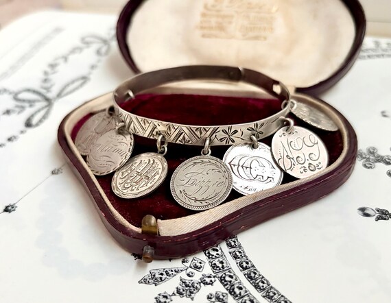 Victorian Love Token Bangle - image 3