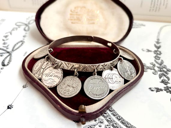 Victorian Love Token Bangle - image 2