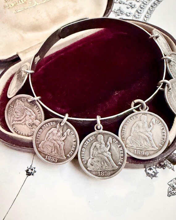 Victorian Love Token Bangle - image 13