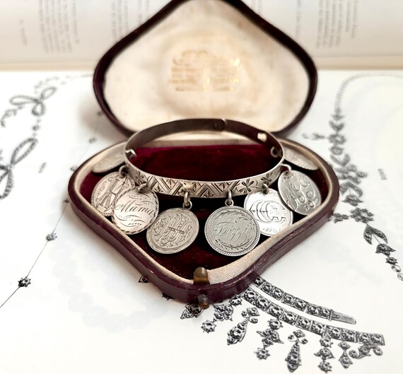 Victorian Love Token Bangle - image 6