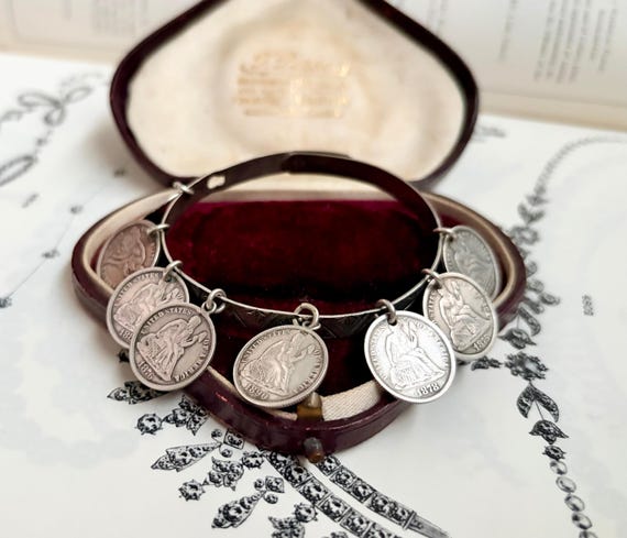 Victorian Love Token Bangle - image 12