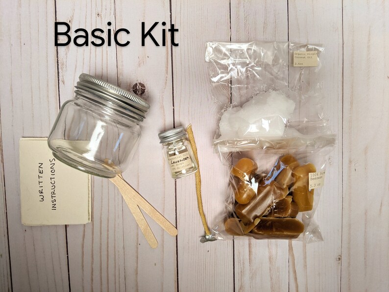 Beeswax Candle Kit or Instructional Video Course Make your Etsy