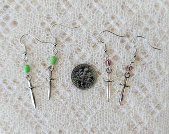 Mini Sword Earrings