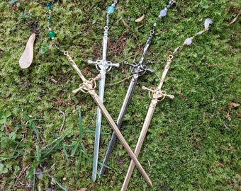 Sword Hairpin, Decorative Bookmark