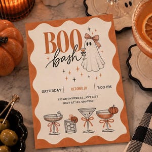 Invito per la festa di Halloween "Boo Bash"