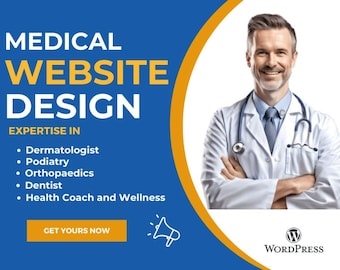 individuelles Website-Design | Arzt, Therapeut, Kosmetiker, Dermatologe, Orthopäde, Zahnarzt WordPress Seite
