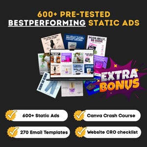 Canva Ad Templates: Shopify & E-commerce Ads (Digital Download)