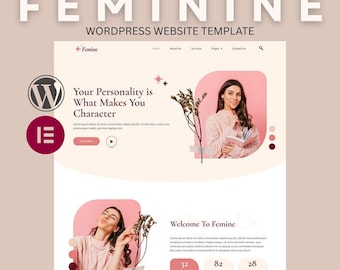 Kit de plantillas Elementor Pro para coaches de vida femenina: Diseño web en WordPress