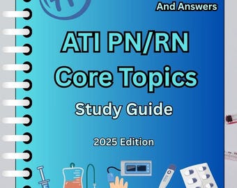 RN Predictor Exam Study Guide / 331 Updated and Verified Questions with A+ Answers