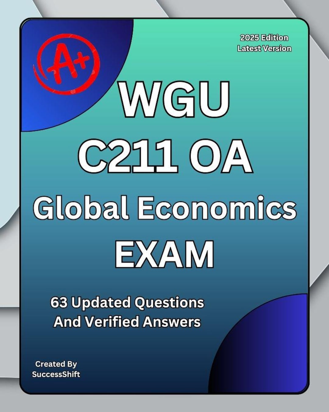 WGU C211 OA Global Economics Exam Study Guide – 63 Questions & Answers - Etsy