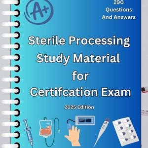 Förberedelser inför examen om steril bearbetning: 290 frågor och svar - PDF-guide för 2025