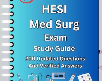 HESI Med Surg Study Guide | 200 Questions & Answers | Nursing Exam Prep PDF Download