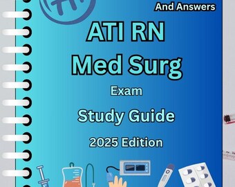 RN Med-Surg Exam Study Guide | 120 Verified Practice Questions & Answers