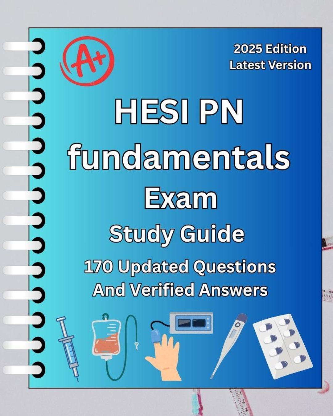 HESI PN Fundamentals Study Guide | 170 Questions &amp; Answers | Exam Prep PDF Download - Etsy