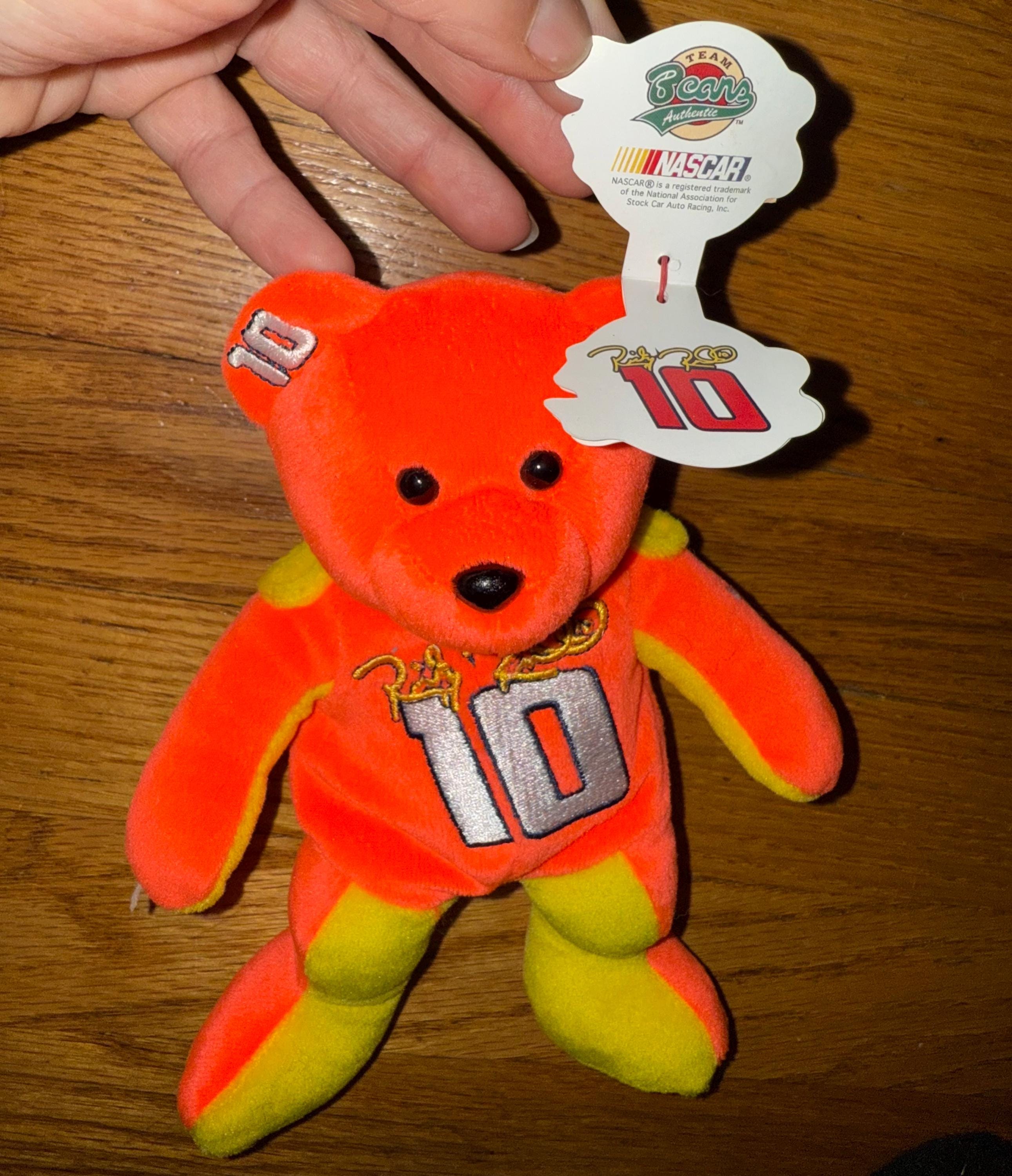 Ricky Rudd NASCAR Plush Bear: 1999 Team Speed #10, With Tags - Etsy