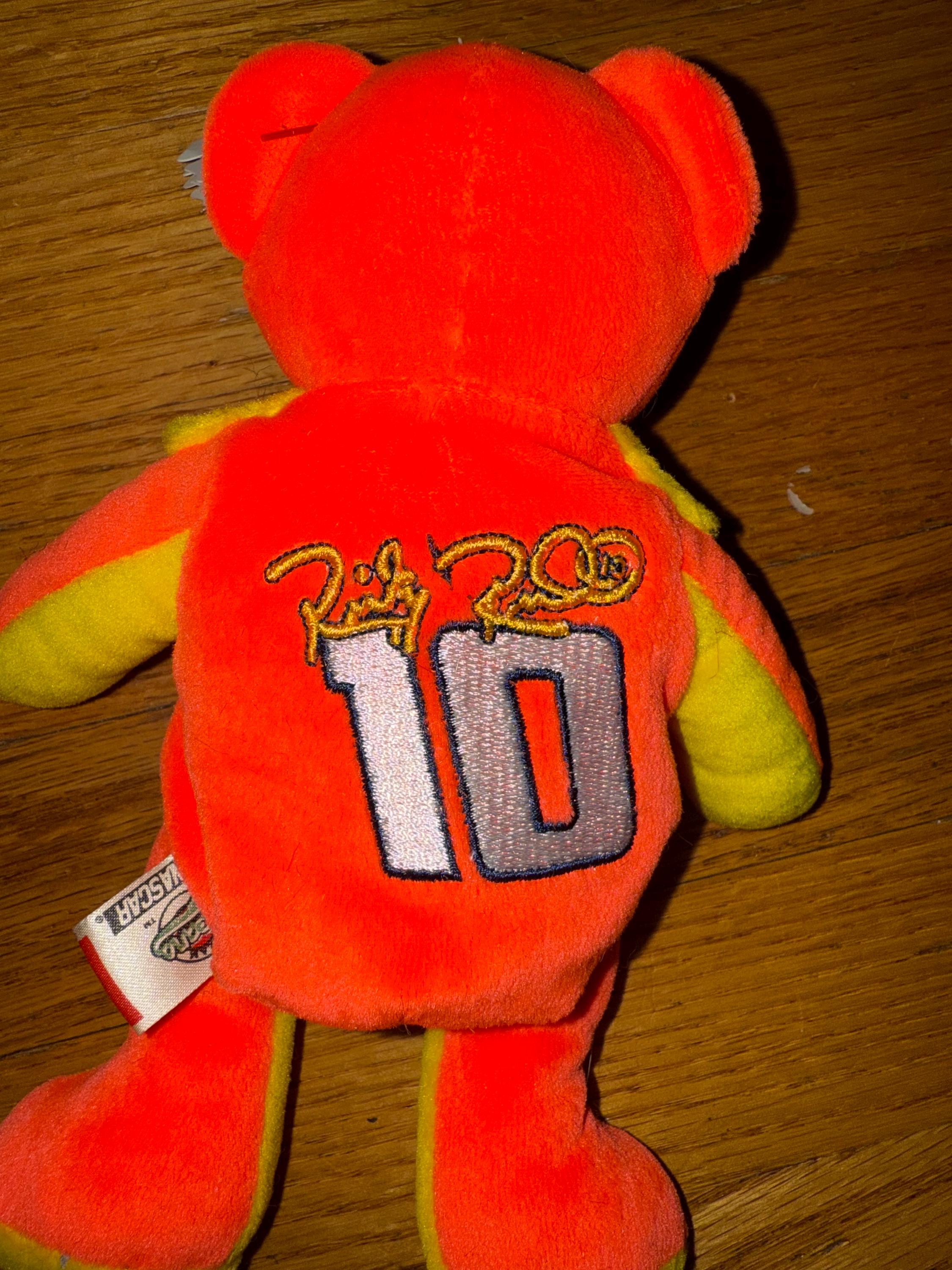 Ricky Rudd NASCAR Plush Bear: 1999 Team Speed #10, With Tags - Etsy
