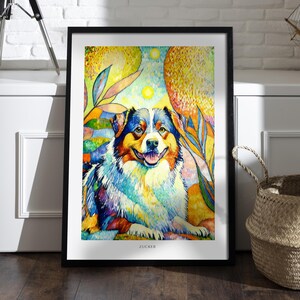 Ritratto di animale domestico personalizzato / Regalo per genitori di animali domestici / Arte murale minimalista per animali domestici / Download digitale / Regalo commemorativo per animali domestici / Arte murale moderna