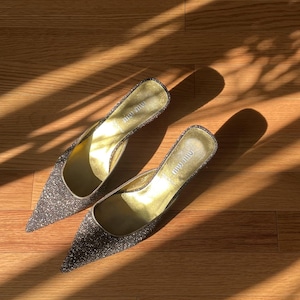 靴 Vintage Miu Miu Cowhide Bow Mules Vintage Miu Miu Cowhide Bow Mules 36 - メルカリ