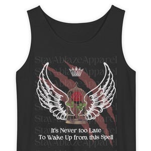 Never Too Late | Kpop Music Inspired Graphic Unisex Tank Top | Finding Your True North | Lyric Lover|Wear Your Why | OT8 |bday xmas fan gift