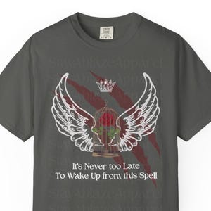 Never Too Late | Empowering Graphic Unisex T-shirt | Can you figure out my fave Kpop boy group & song inspo?| Kpop music fan bday xmas gift