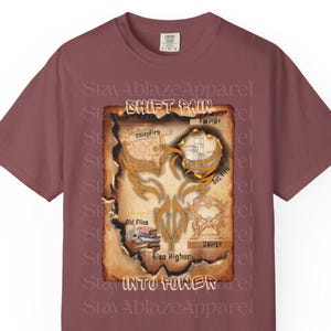 Shift Pain into Power| Inspiring Graphic Unisex T-Shirt|Can you guess my fave kpop boy group & song inspo?|Rising phoenix tee| kpop fan gift