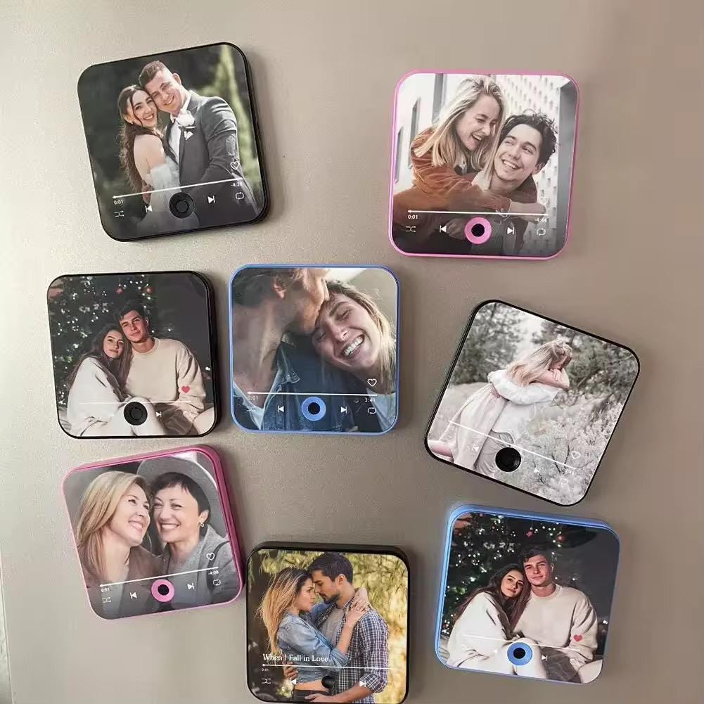 Personalized Music Album Fridge Magnet