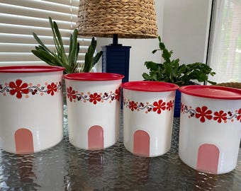 Tupperware One Touch Canister Set