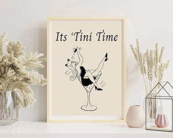 Martini poster espresso martini girl in glass girl in martini glass drinking poster martini poster