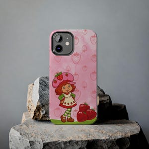Custom Order - Strawberry Shortcake Phone Case - Cartoon Style