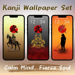 iPhone , Android Samurai Wallpaper Set — A powerful taste of Japanese spirit found only here.