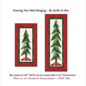 Growing Tree Wall-hanging by Quilts To Bee - PDF Instant Download