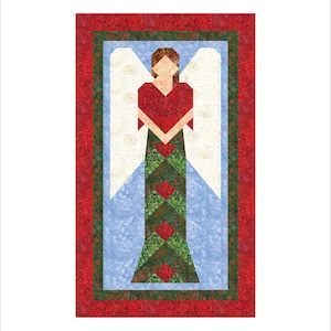 Growing Angel Wall-hanging —FPP Pattern - PDF Instant Download