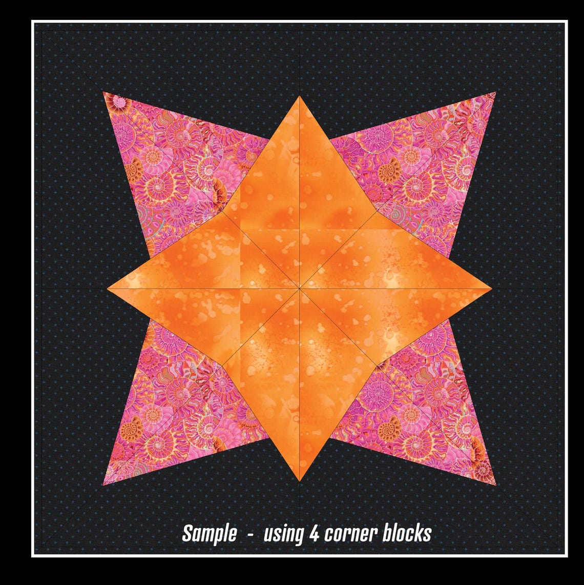 Double Point Border - FPP Block Bundle Set - Block Sizes: 1
