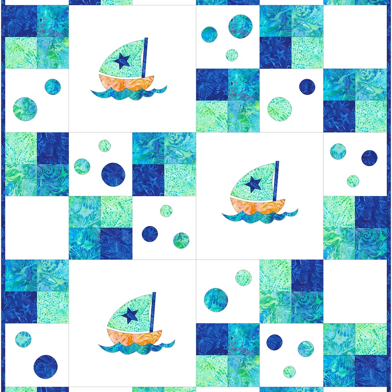 Sailboat Quilt Pattern Etsy