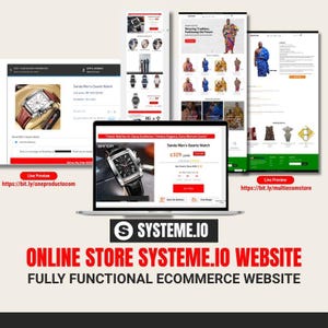 Systeme.io eCommerce Website Template: One Product Store