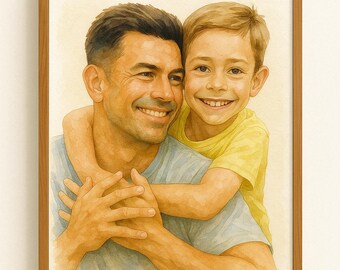 Personalized custom photo, portrait from photo