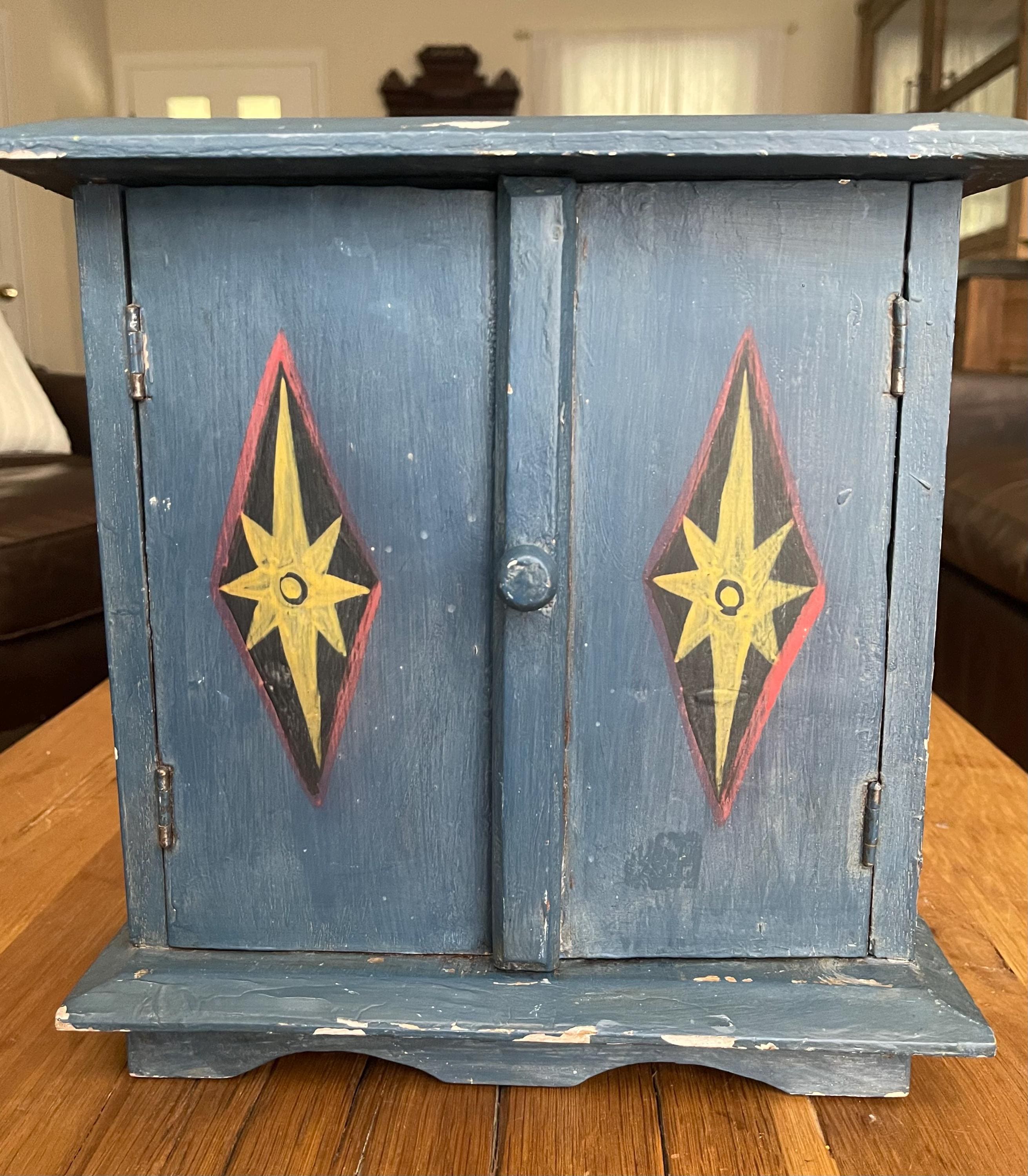 Antique wooden tabletop cabinet Animal Turtle Platypus Vintage miniature small kitchen cabinet rustic storage cabinet vintage organizer