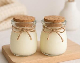 Handmade Soy Wax Candle: Minimalist Eco-Friendly Home Decor, 3.4 oz