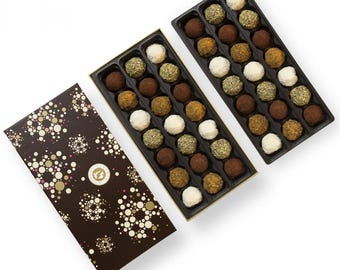 ChocoLuxe Belgian Truffle Assortment: 42 Gourmet Chocolate Truffles
