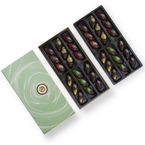 VEGAN CHOCOLATE box, GLUTEN and Dairy free - Two floors of pralines
