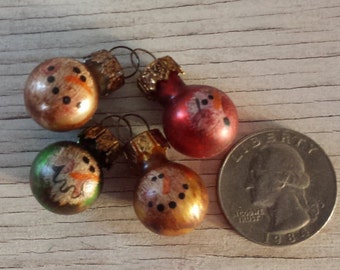 mini snowman ornament set primitive snowman ornaments fur tree ornaments primitive christmas country decor - Primitive Christmas Ornaments mini snowman ornament set primitive snowman ornaments fur tree ornaments primitive christmas country decor - Primitive Christmas Ornaments