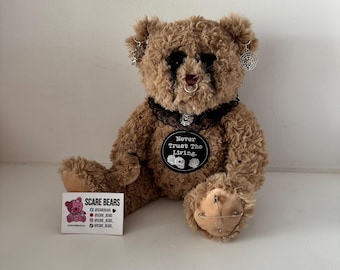 Customised Goth Teddy Bear