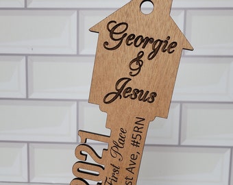 Our First Home key decor + magnet