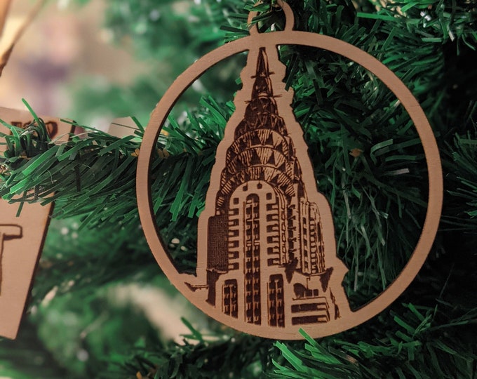 Chrysler Building Magnet Keychain Ornament